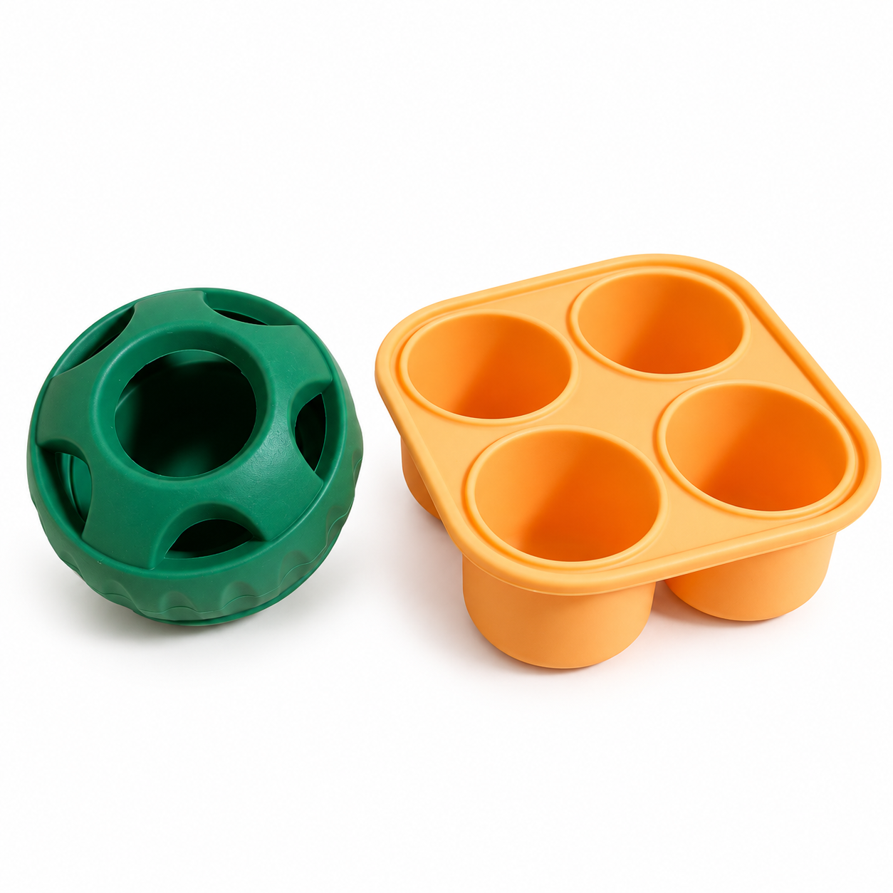 Pelota interactiva para perros rellenable con molde para congelar — 8 cm - Imagen 4