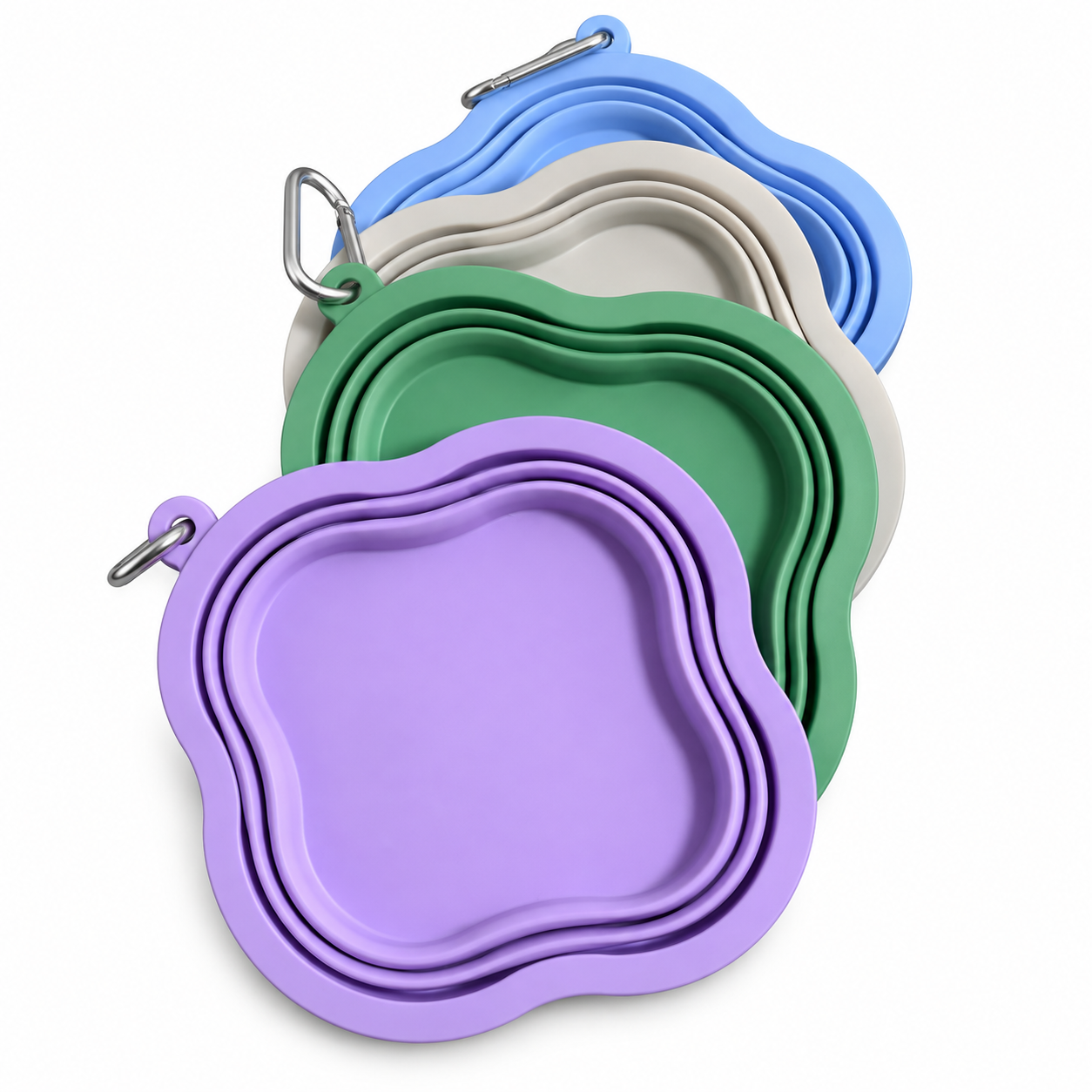 Plato plegable de silicona para perros - Imagen 2