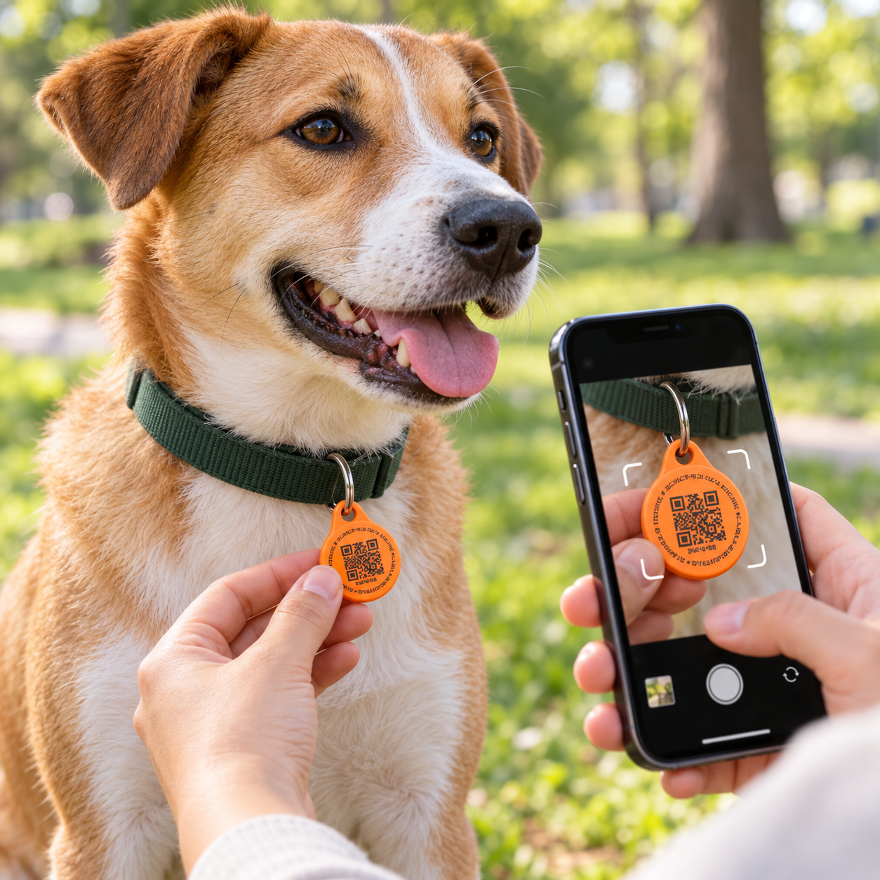 Chapita de identificación con QR para perros y gatos - Imagen 3