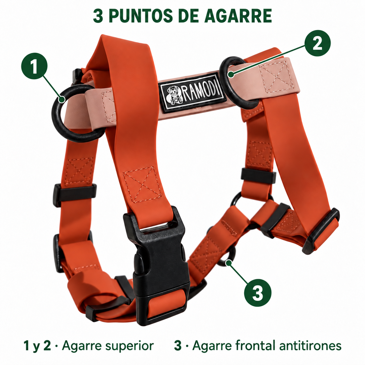 Arnés TODO TERRENO de PVC impermeable - Imagen 5