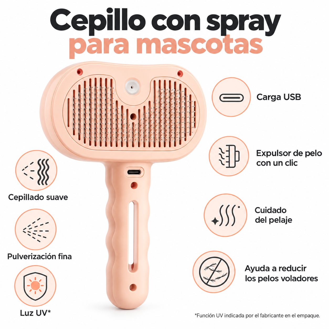 Baño en seco + peine a vapor con expulsor - Imagen 3